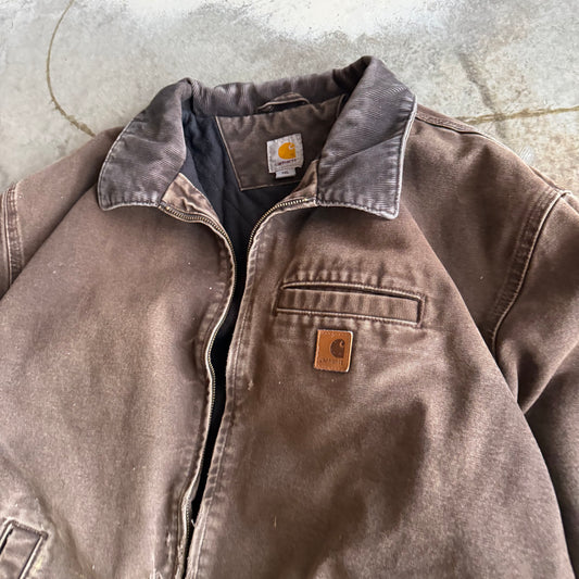 Vintage Faded Brown Carhartt Jacket - XXL