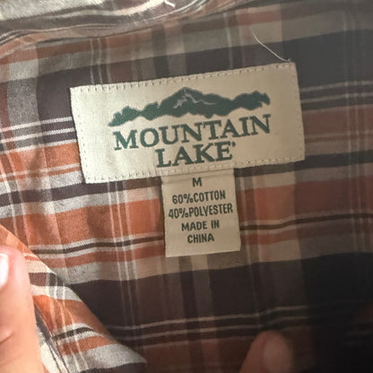 Vintage 00s Fall Cropped Button Up - M