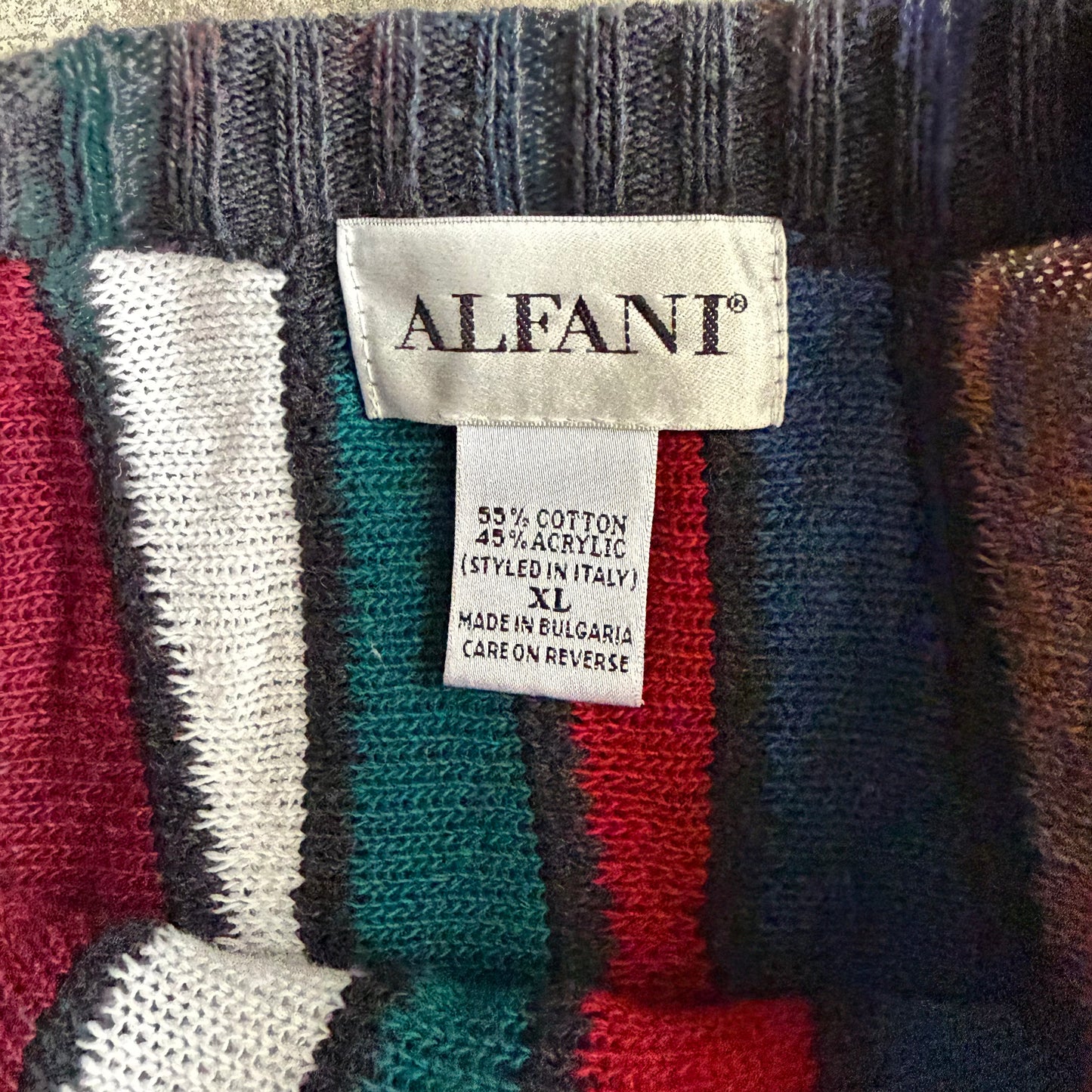 Vintage Alfant 3D Sweater - XL