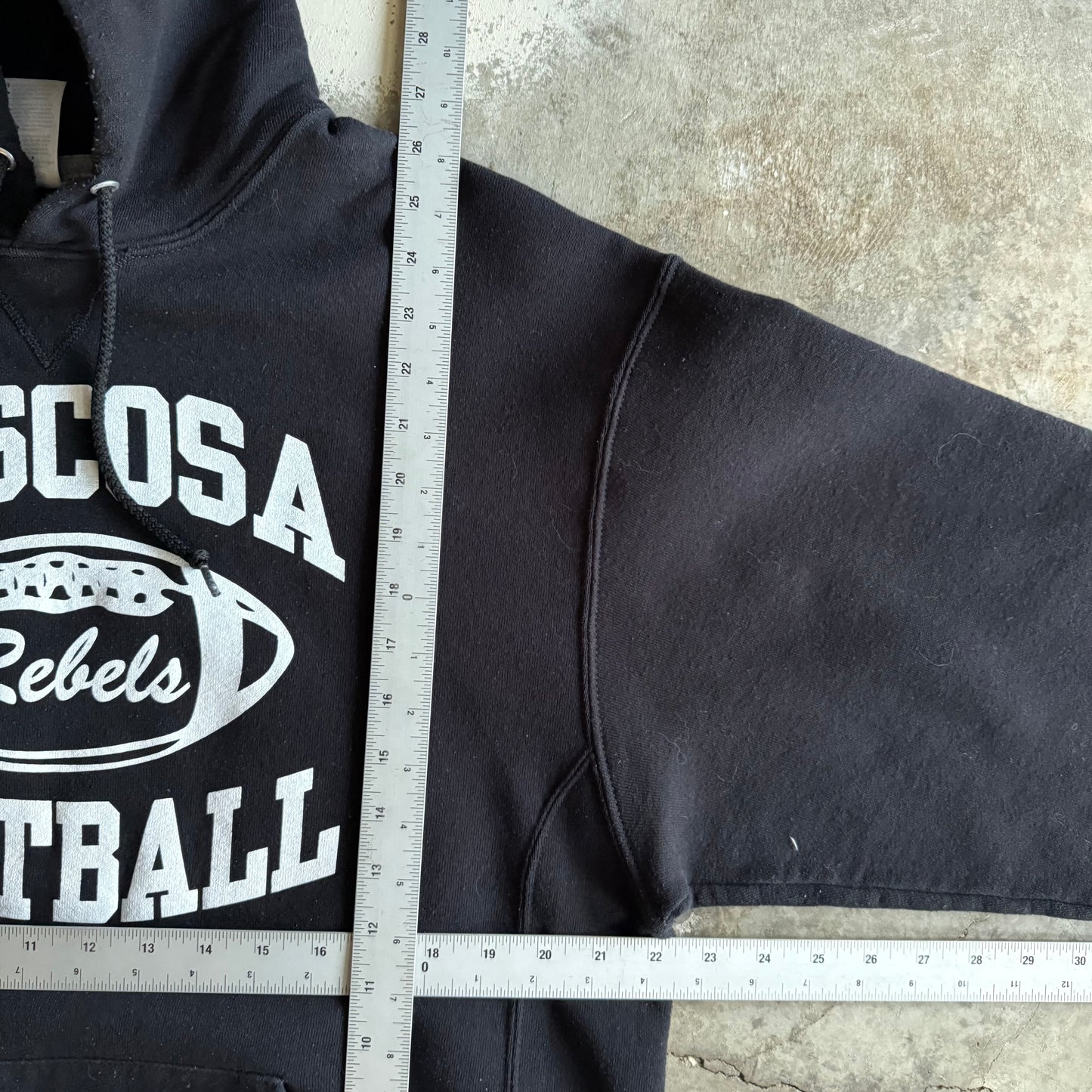 Vintage 00s Russell Athletic Track Hoodie - L
