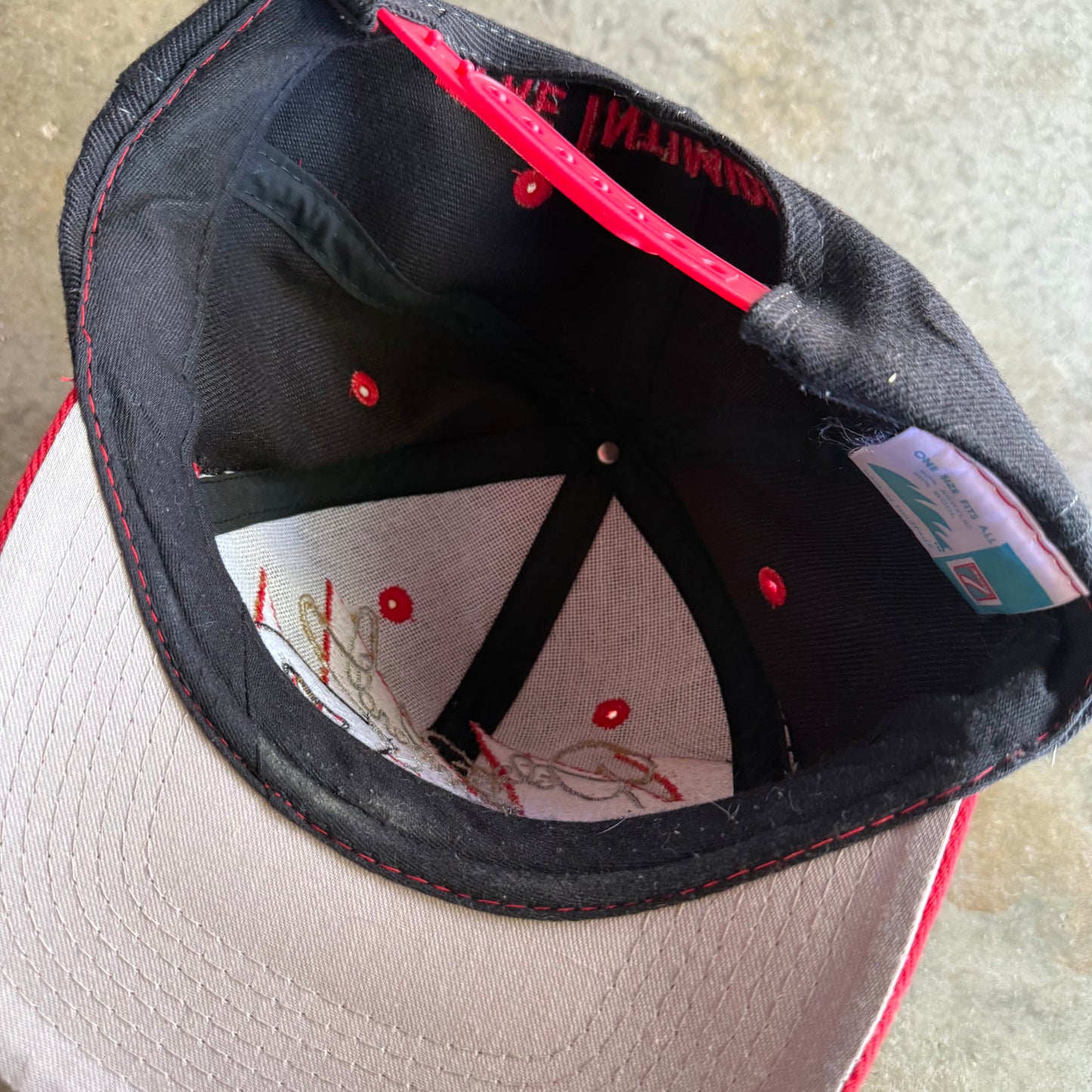 Vintage 90s NASCAR Sharktooth SnapBack Hat