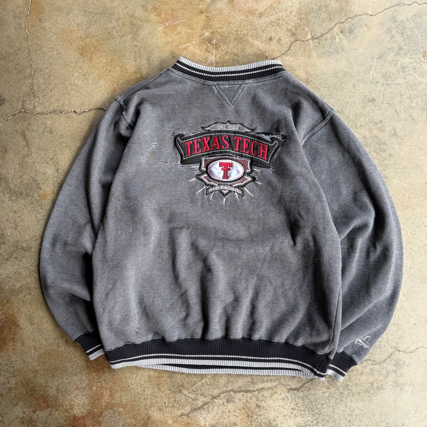 Vintage 90s Texas Tech Crewneck - L