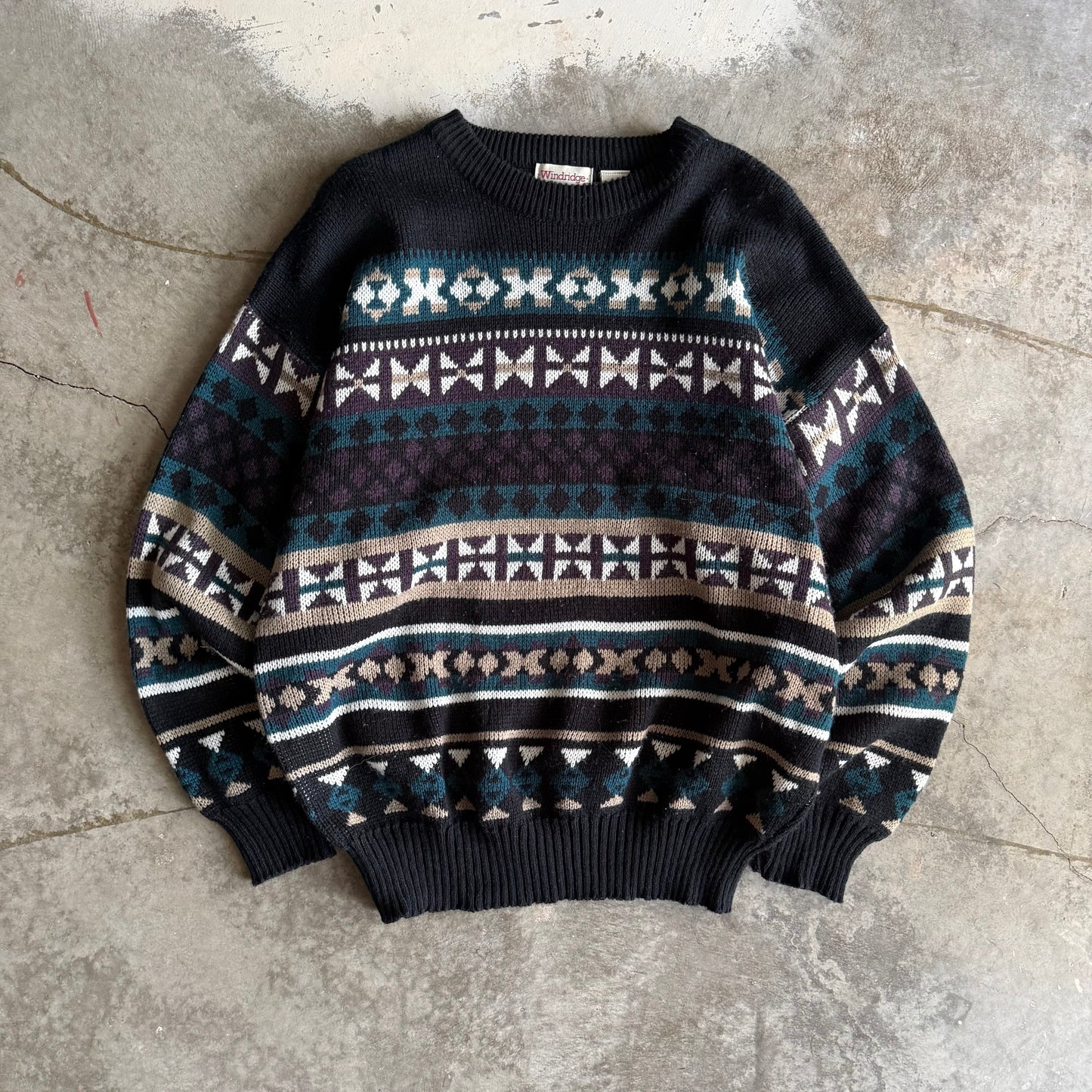 Vintage 90s Grandma Sweater - L