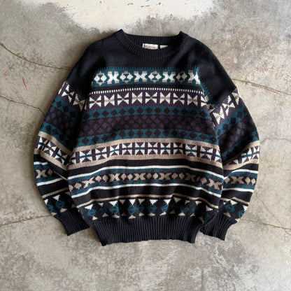 Vintage 90s Grandma Sweater - L