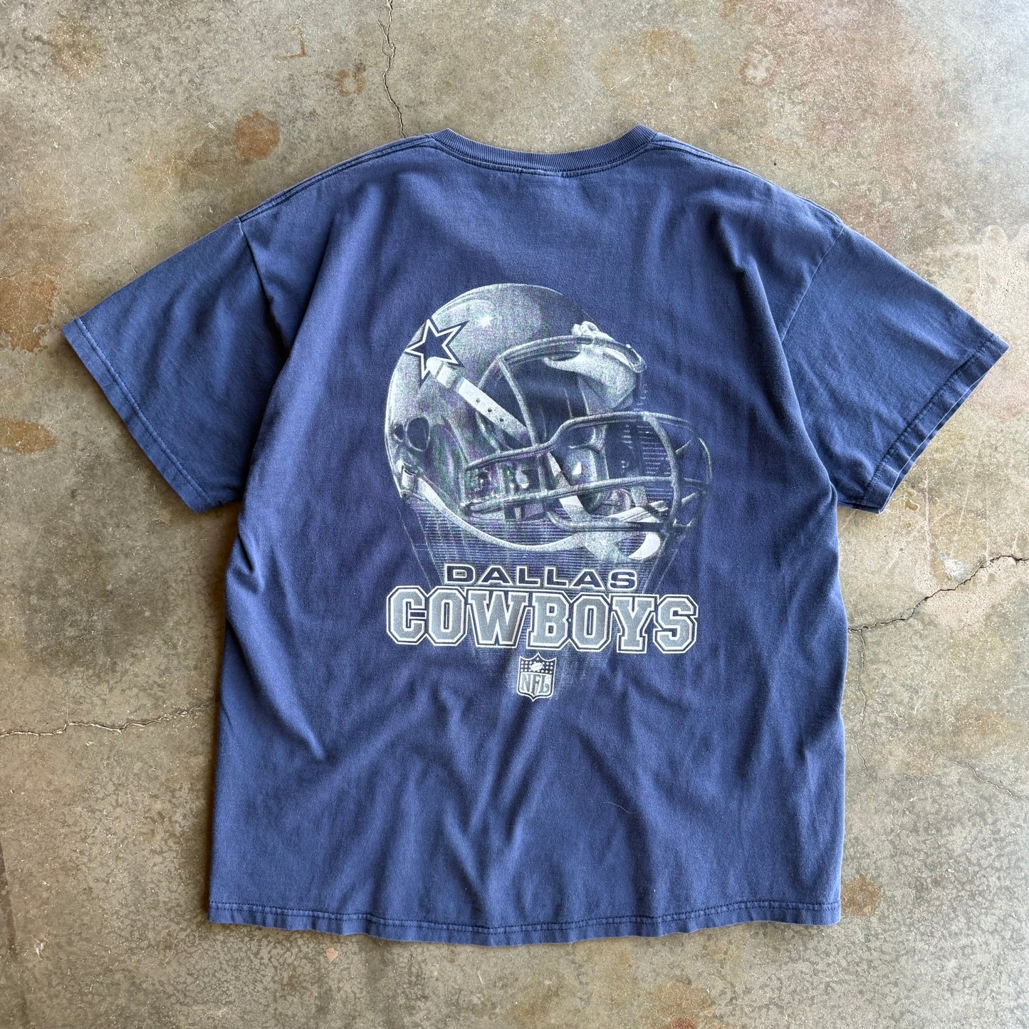 Vintage Cowboys Helmet Tshirt - XL
