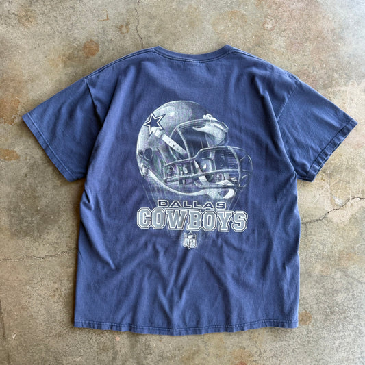 Vintage Cowboys Helmet Tshirt - XL