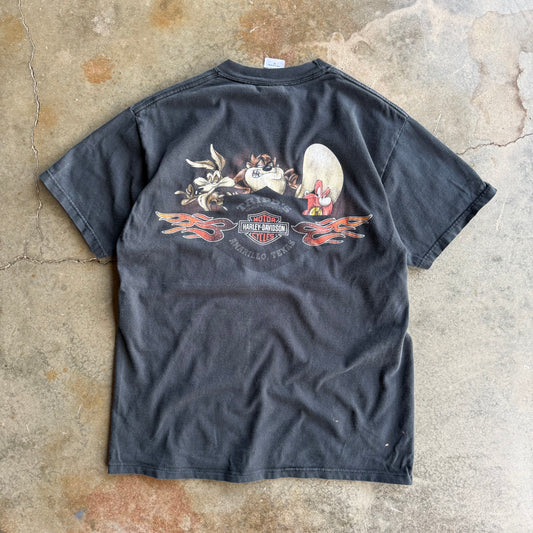 Vintage Harley Davidson Taz Tshirt - M