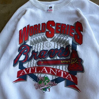 Vintage Braves World Series Crewneck - L