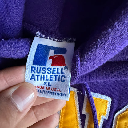 Vintage 90s Vikings Hoodie - XL