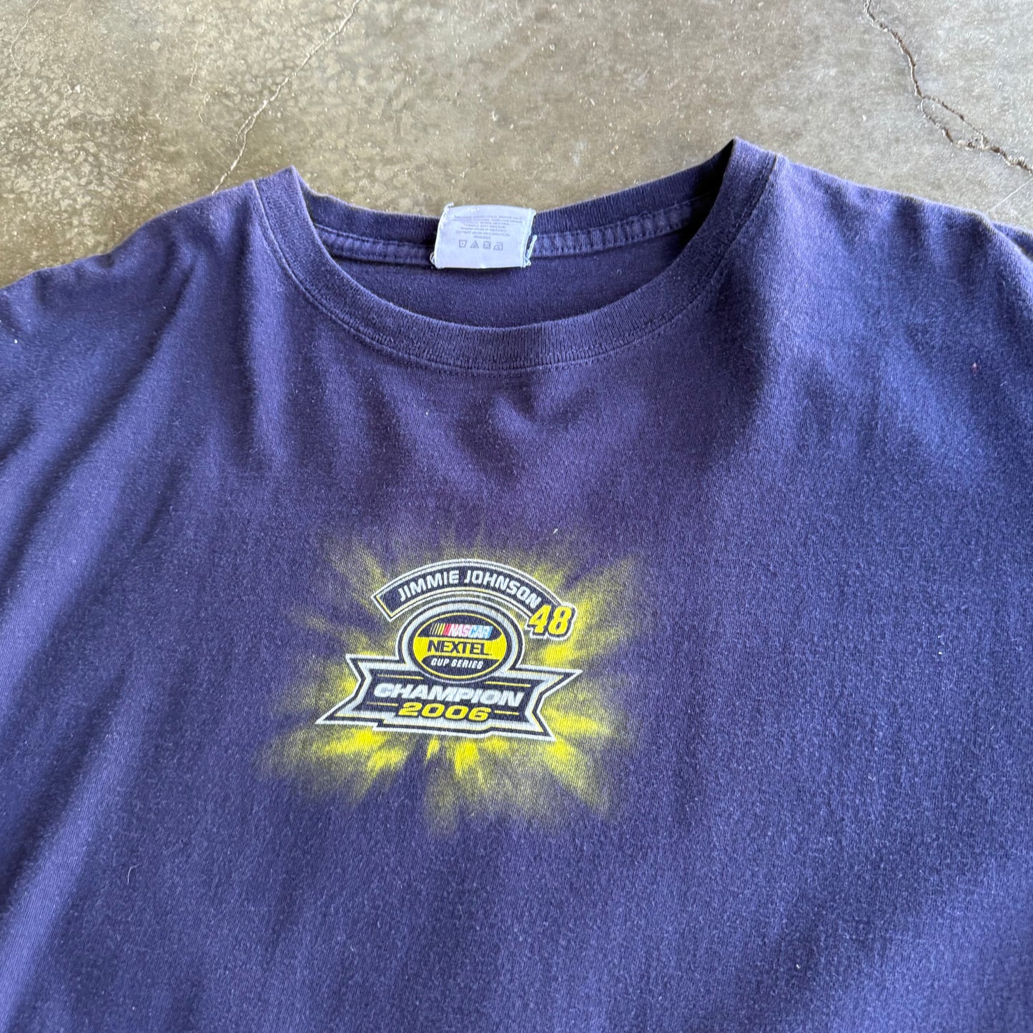 Vintage 00s NASCAR Jimmy Johnson Tee - XL