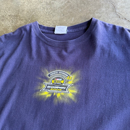 Vintage 00s NASCAR Jimmy Johnson Tee - XL