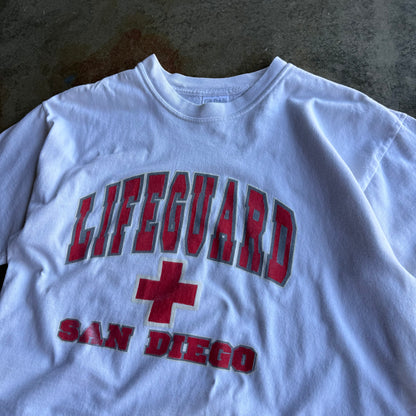 Vintage Spring Lifeguard Tshirt - L
