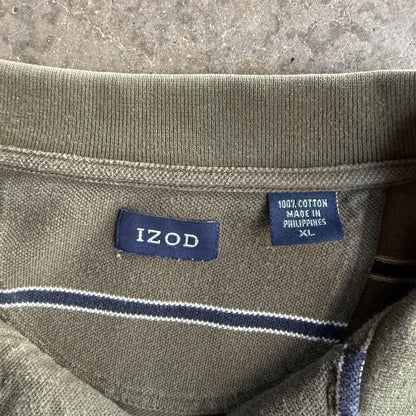 Vintage Izod Striped Polo - XL