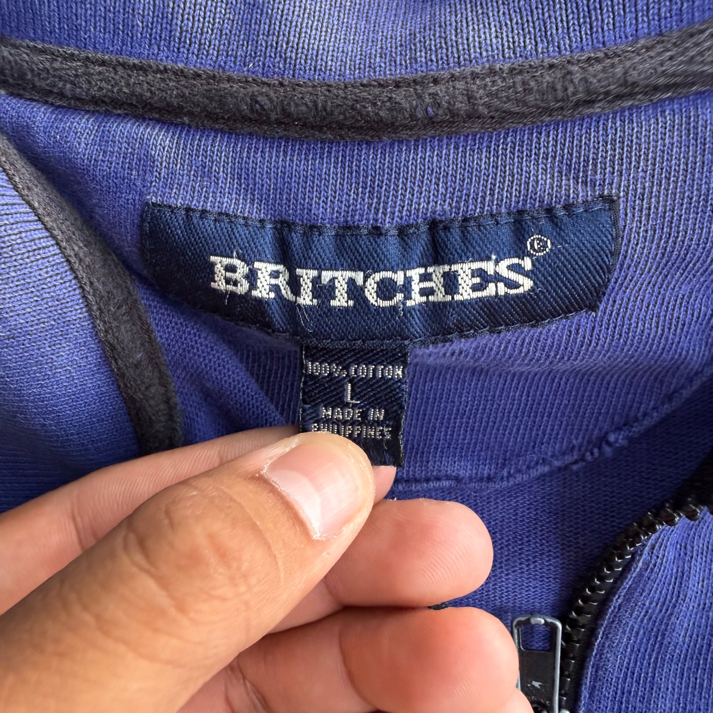 Vintage Spring Quarter Zip - L