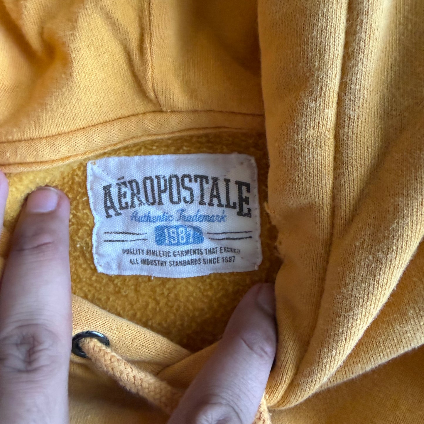 Vintage 00s Aeropostale Athletics Hoodie - L