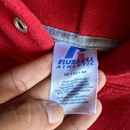Vintage 00s Russell Athletic Track Hoodie - M