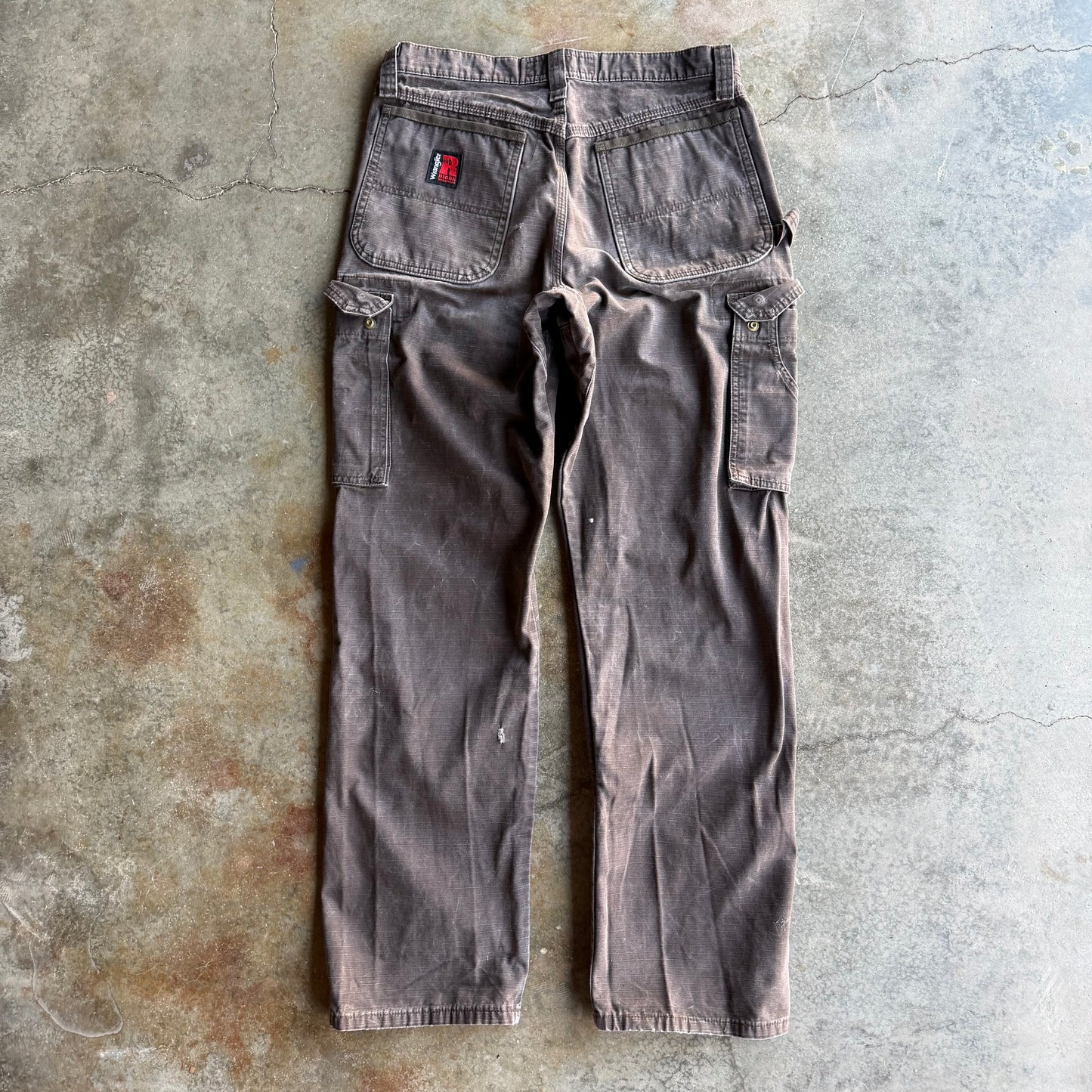 Vintage Wrangler Brown Cargo Pants - 32