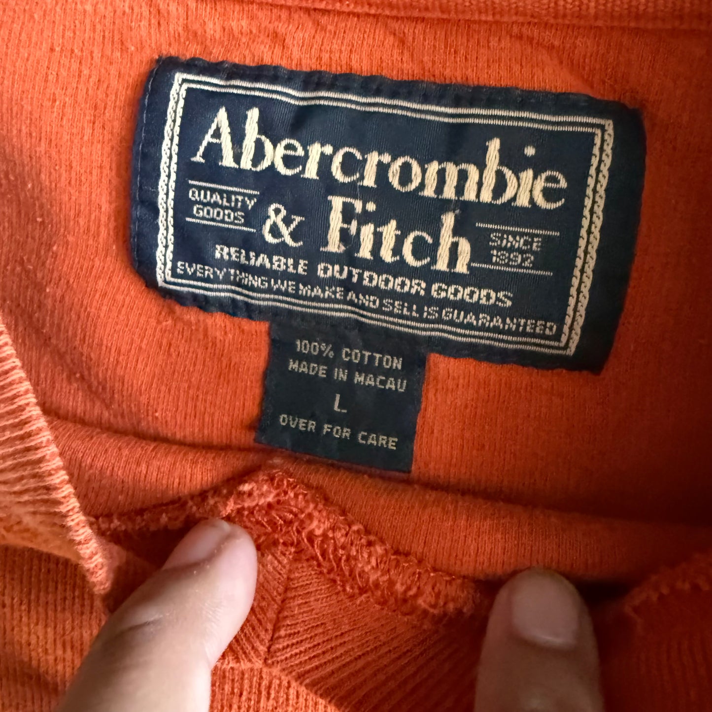 Vintage 00s Abercrombie & Fitch Longsleeve- L