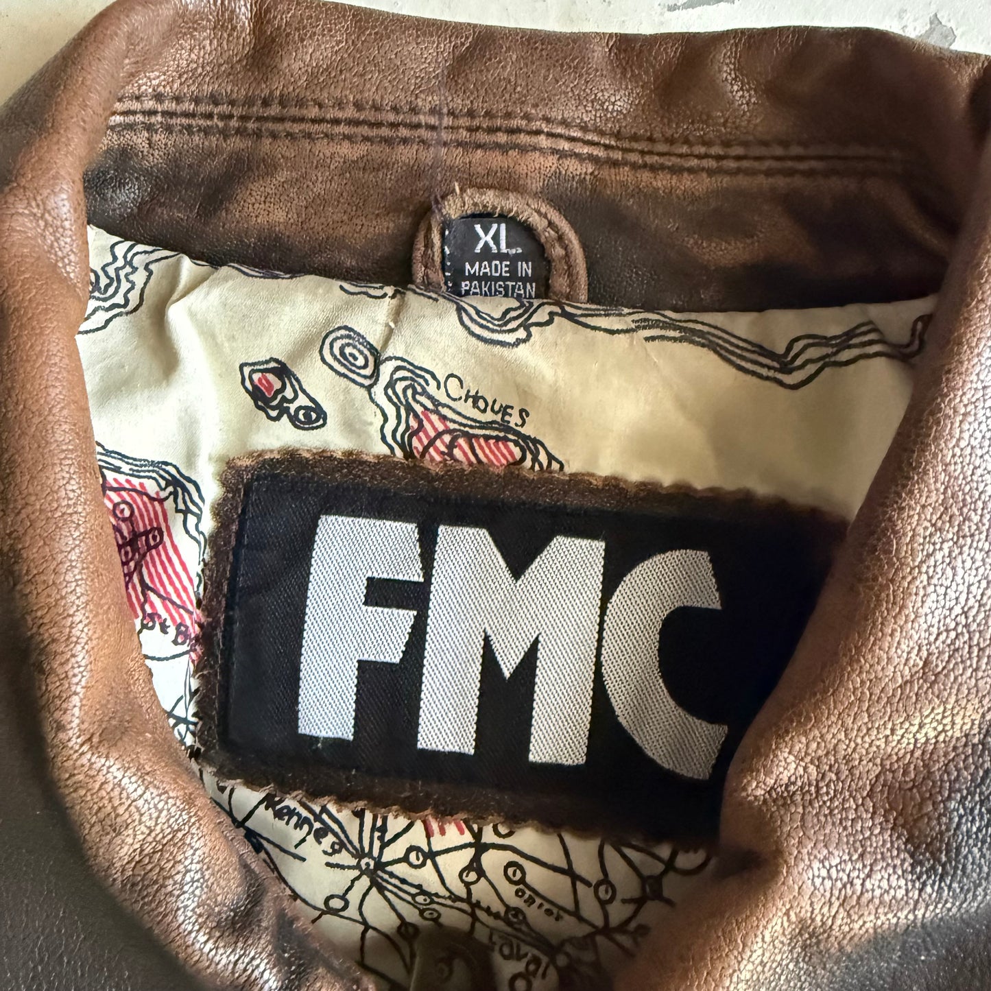 Vintage 00s Leather Jacket - XL