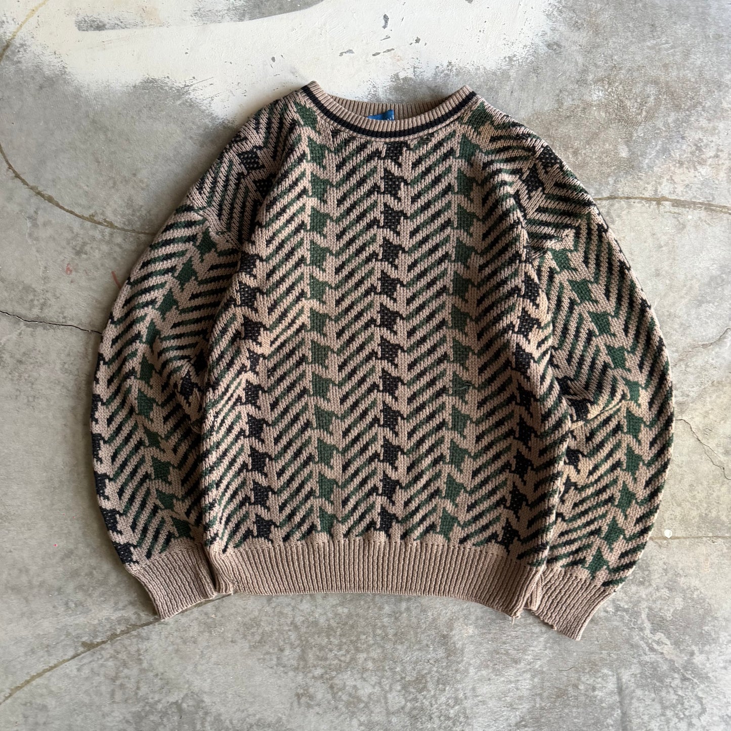 Vintage 90s Grandpa Sweater - L