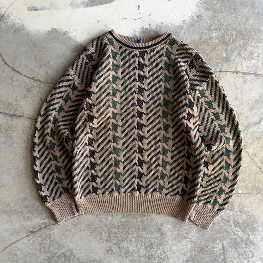 Vintage 90s Grandpa Sweater - L