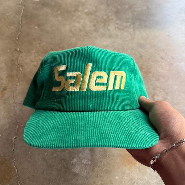 Vintage 90s Salem Corduroy SnapBack Hat