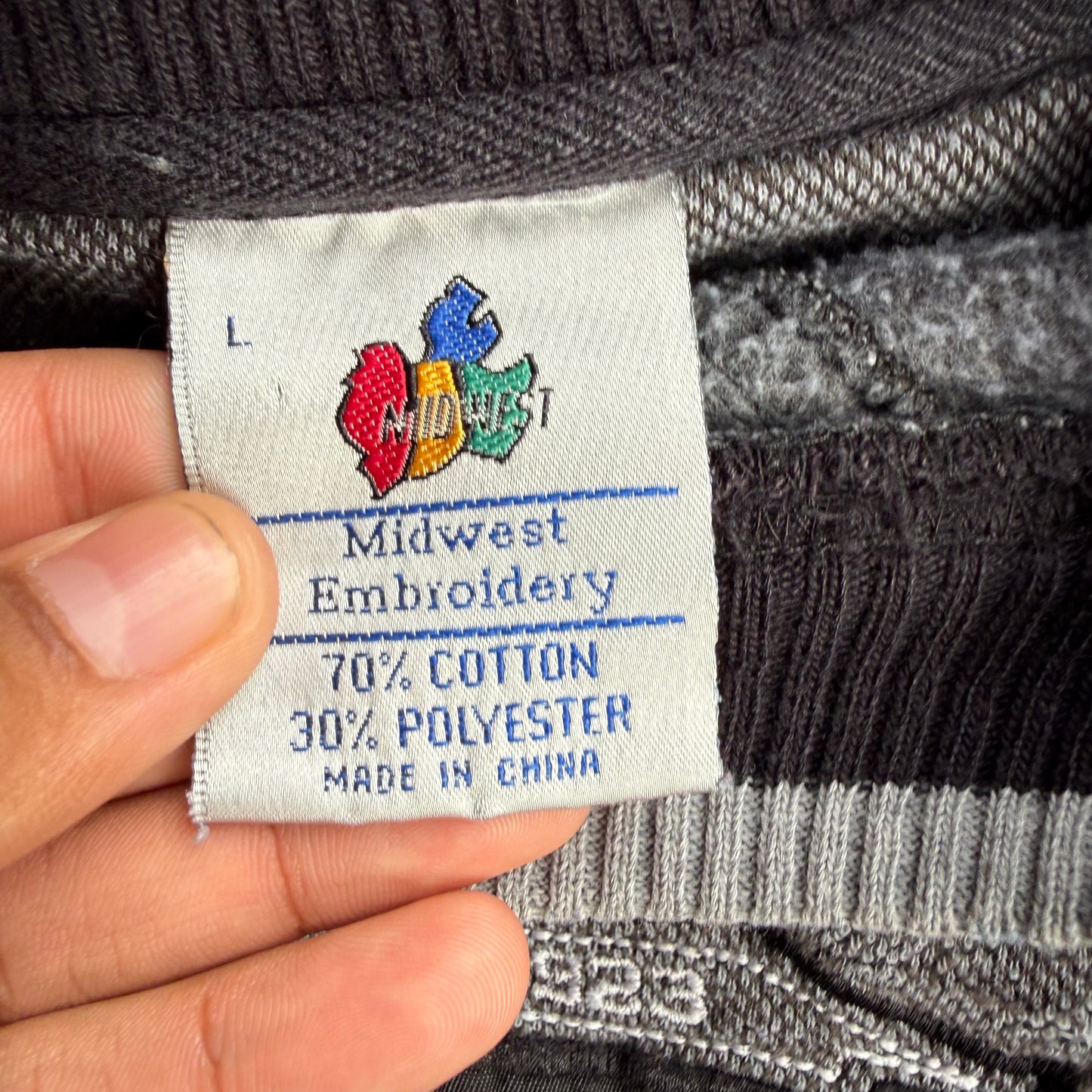 Vintage 90s Texas Tech Crewneck - L