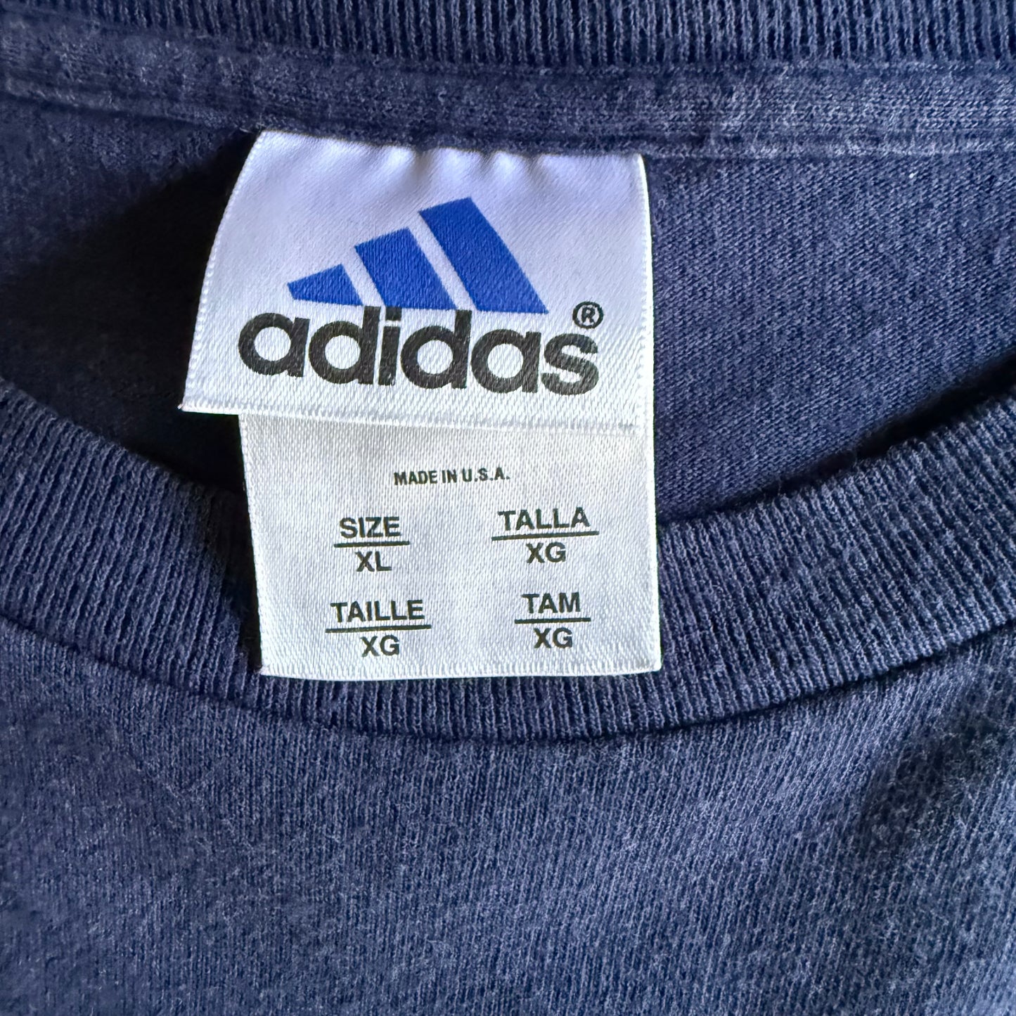Vintage 90s Adidas Soccer Tshirt - XL