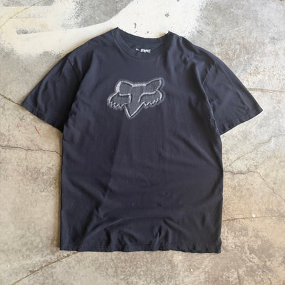 Faded & Distressed Fox Racing Tshirt - XL