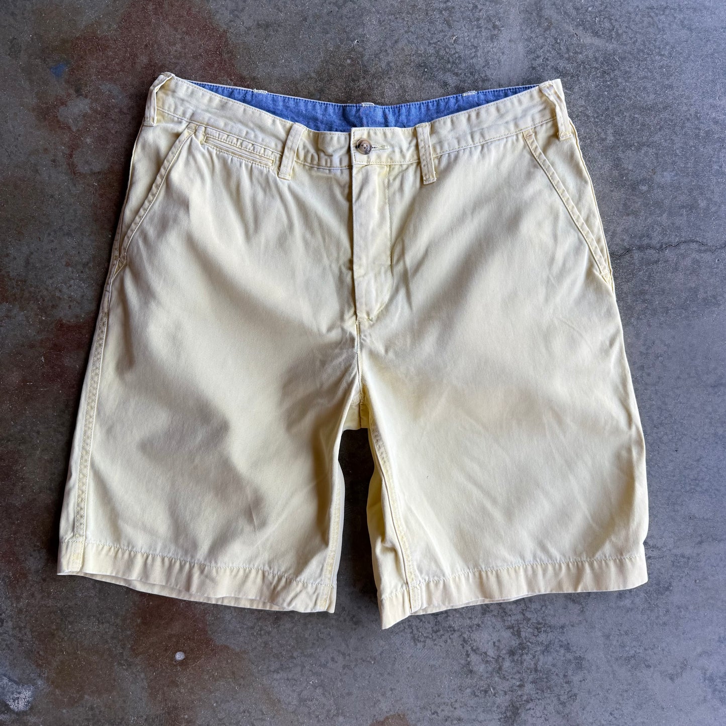 Vintage Yellow Polo Ralph Lauren Shorts - 33