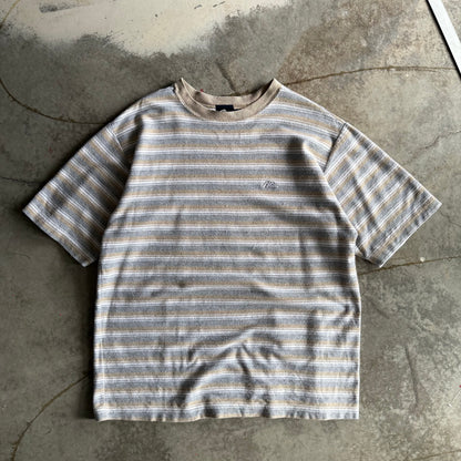 Vintage 90s No Fear Striped Tshirt - L