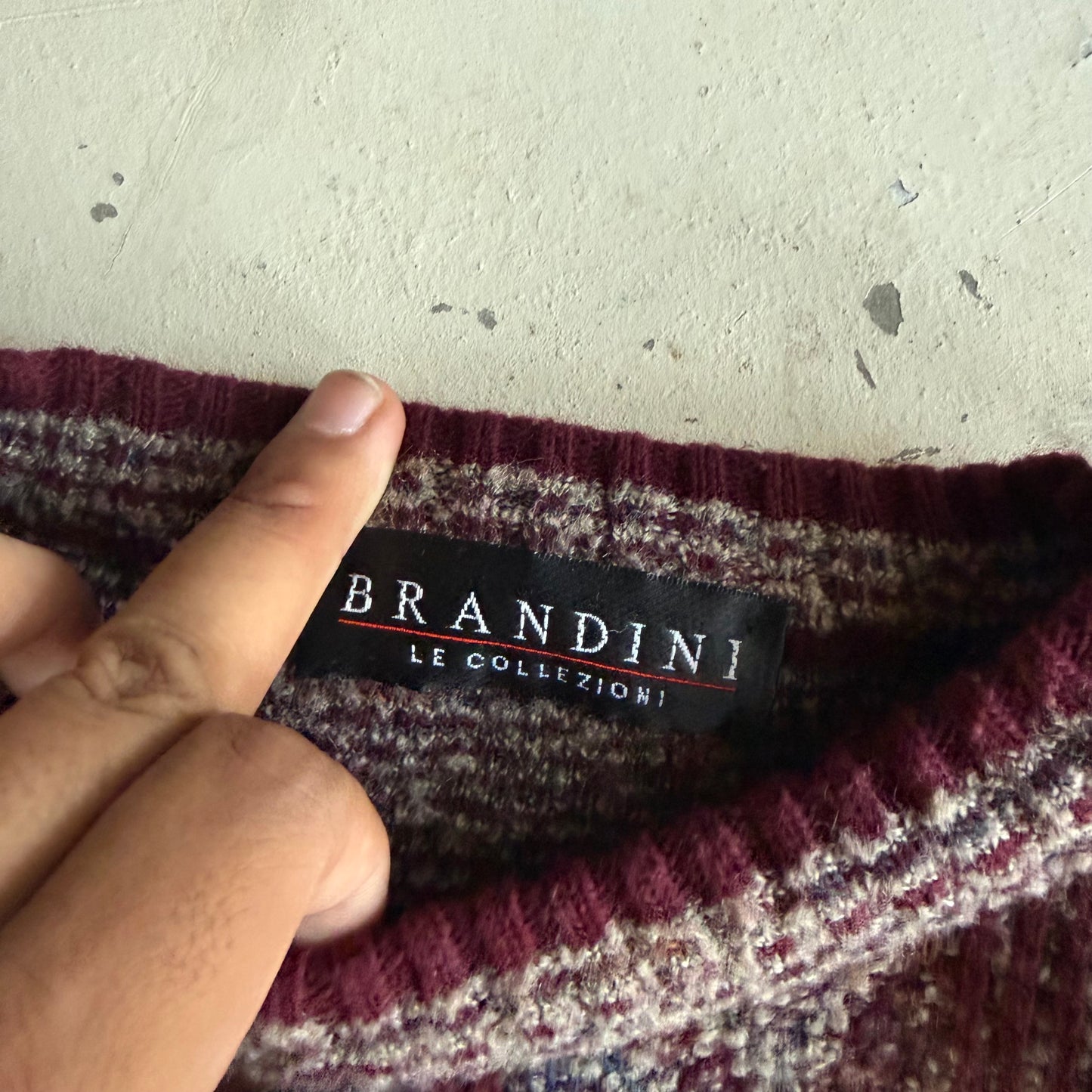 Vintage 90s Grandma Knit Sweater - L