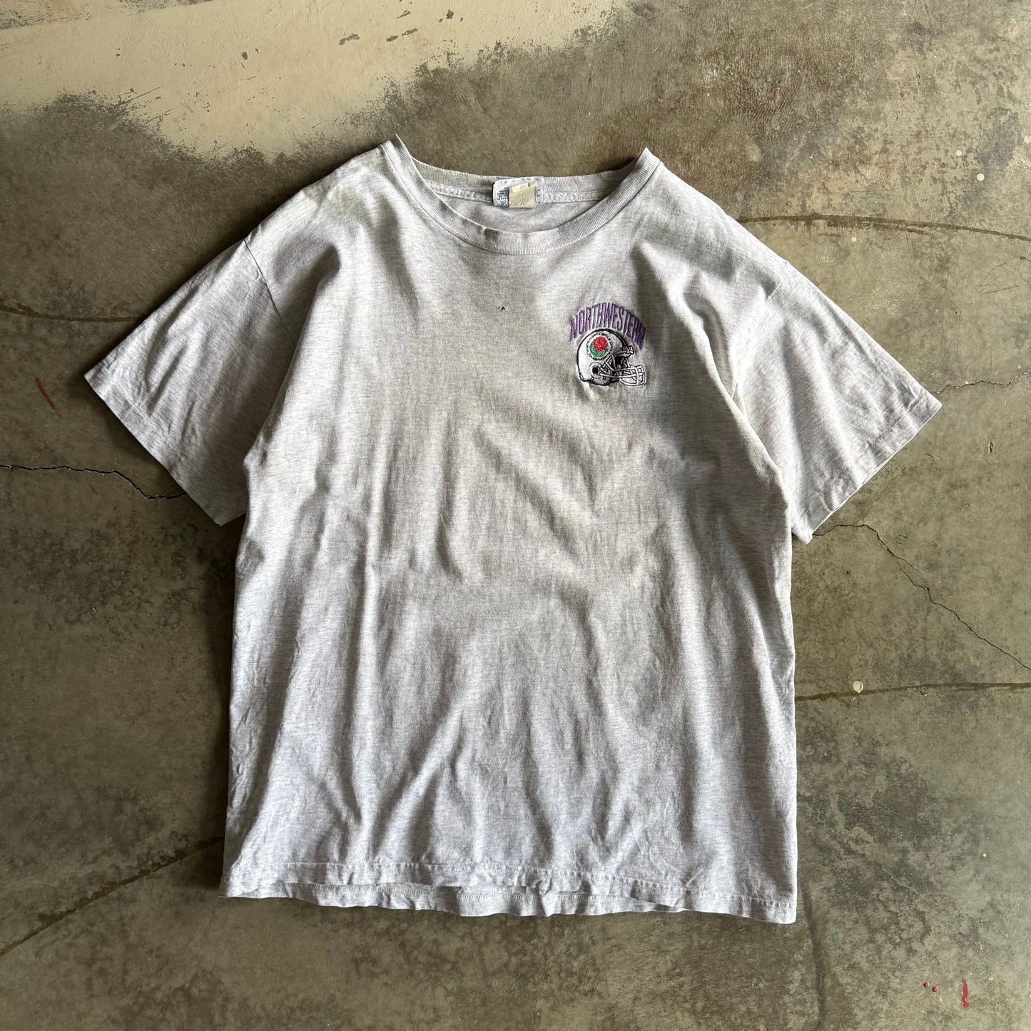 Vintage 90s NorthWestern College Tshirt - L