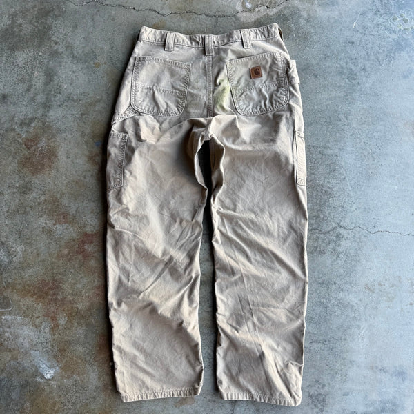 Vintage Baggy Carhartt Tan Pants - 36