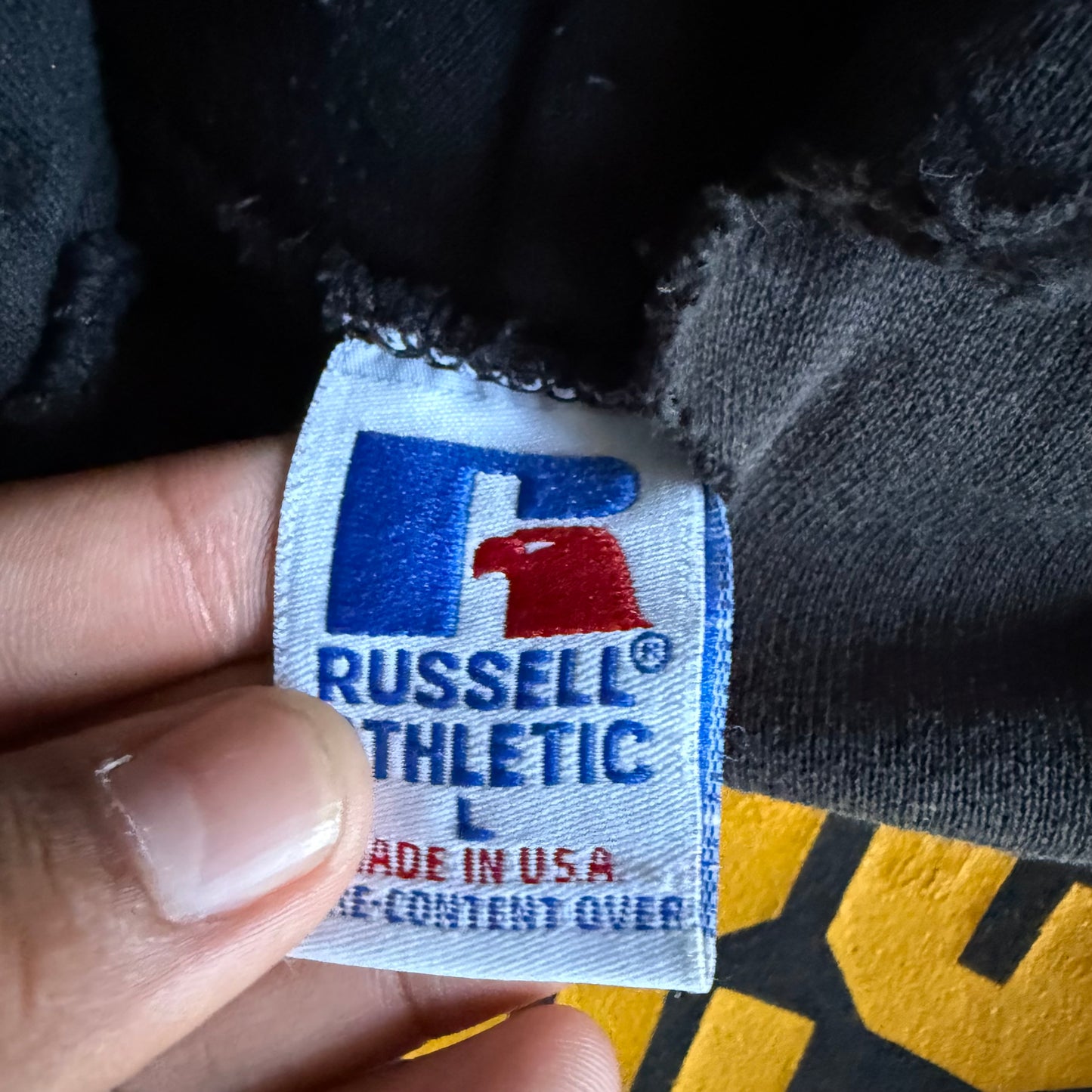 Vintage 90s Russell Athletic Track Hoodie - L