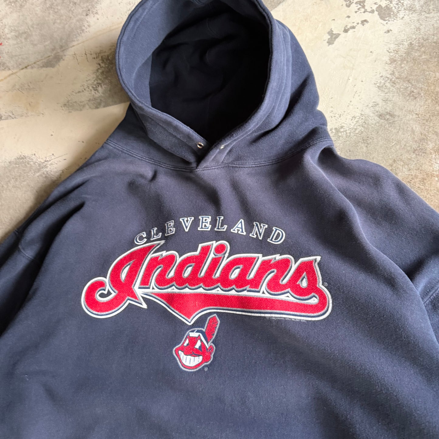 Vintage 90s Cleveland Indians Hoodie - XL