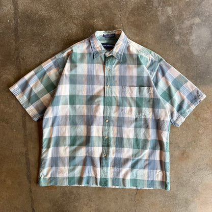 Vintage 00s Cropped Button Up - M