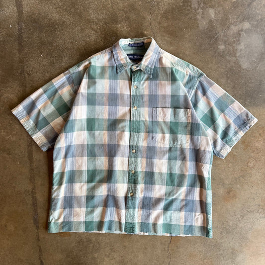 Vintage 00s Cropped Button Up - M