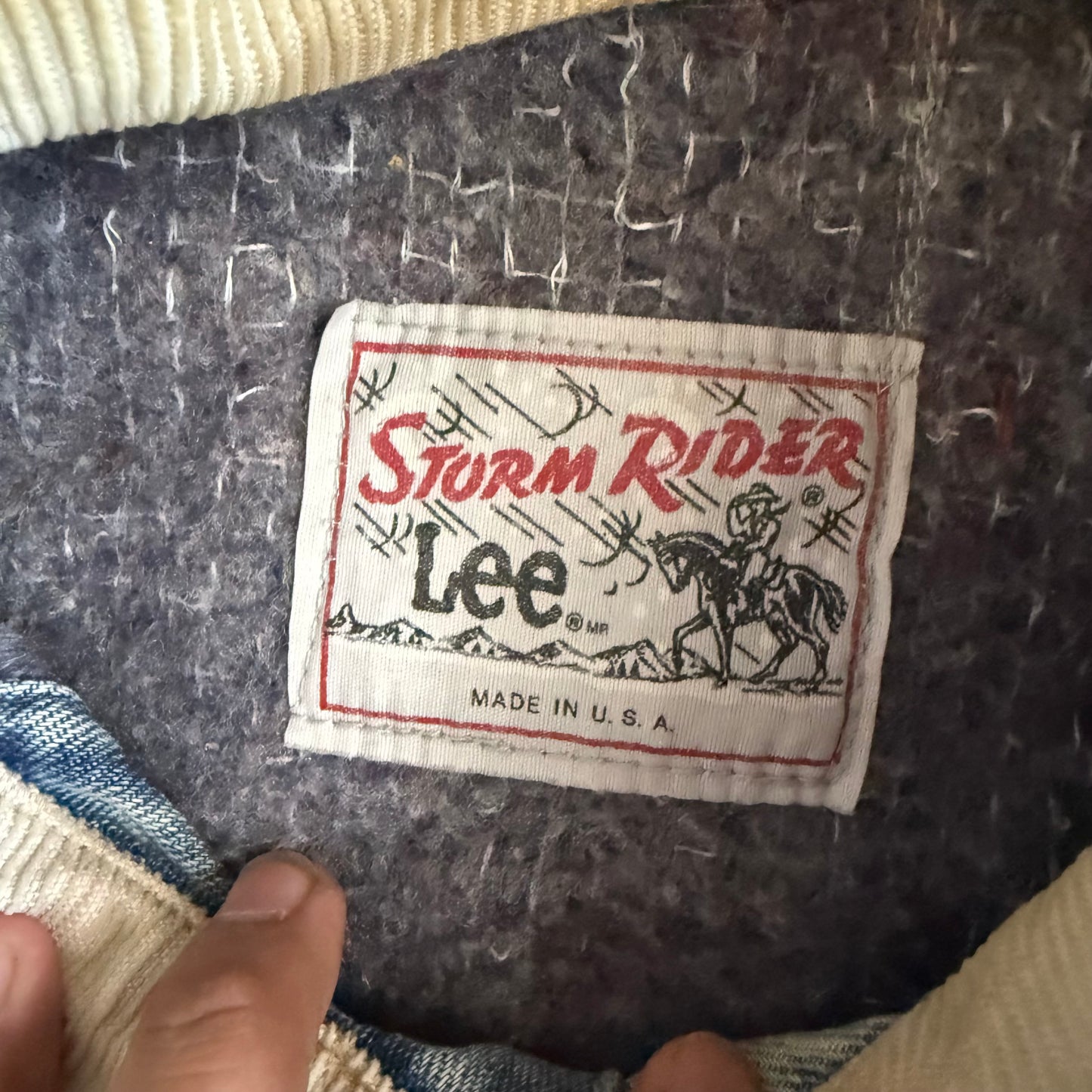 Vintage 70s Storm Rider Denim Jacket - L