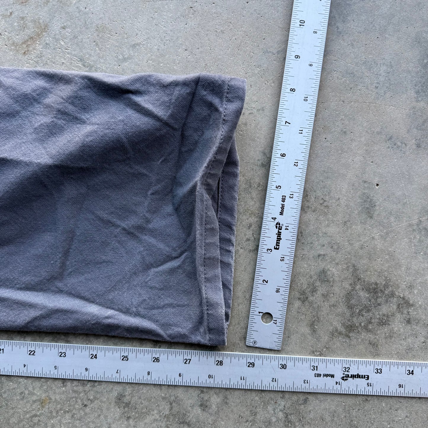 Vintage Baggy Grey Carhartt Double Knee Pants - 36