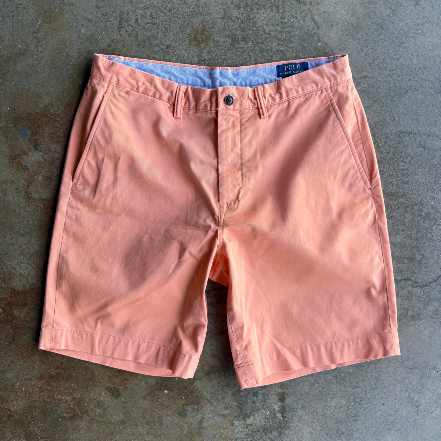 Vintage Orange Polo Ralph Lauren Shorts - 33