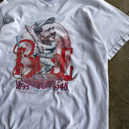 Vintage New York Yankees Babe Ruth Tshirt - L