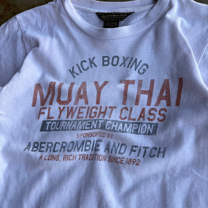 Vintage Woman’s Abercrombie & Fitch Muay Thai Tshirt - M
