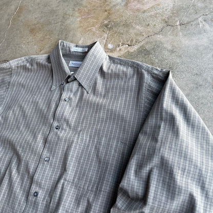 Vintage Cropped Button Up - L