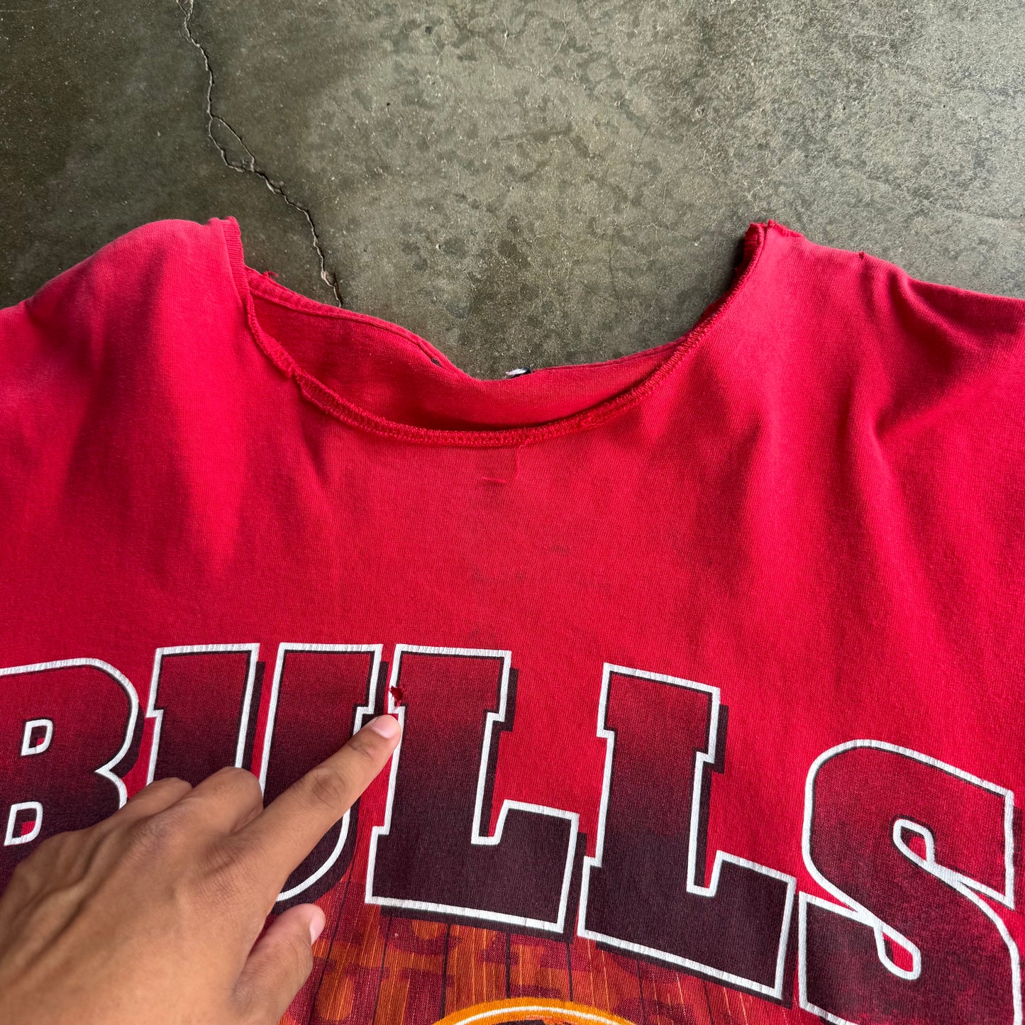 Vintage Bulls Boxy Tshirt - XL