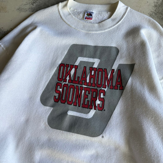 Vintage 90s Oklahoma Sooners Crewneck - XL