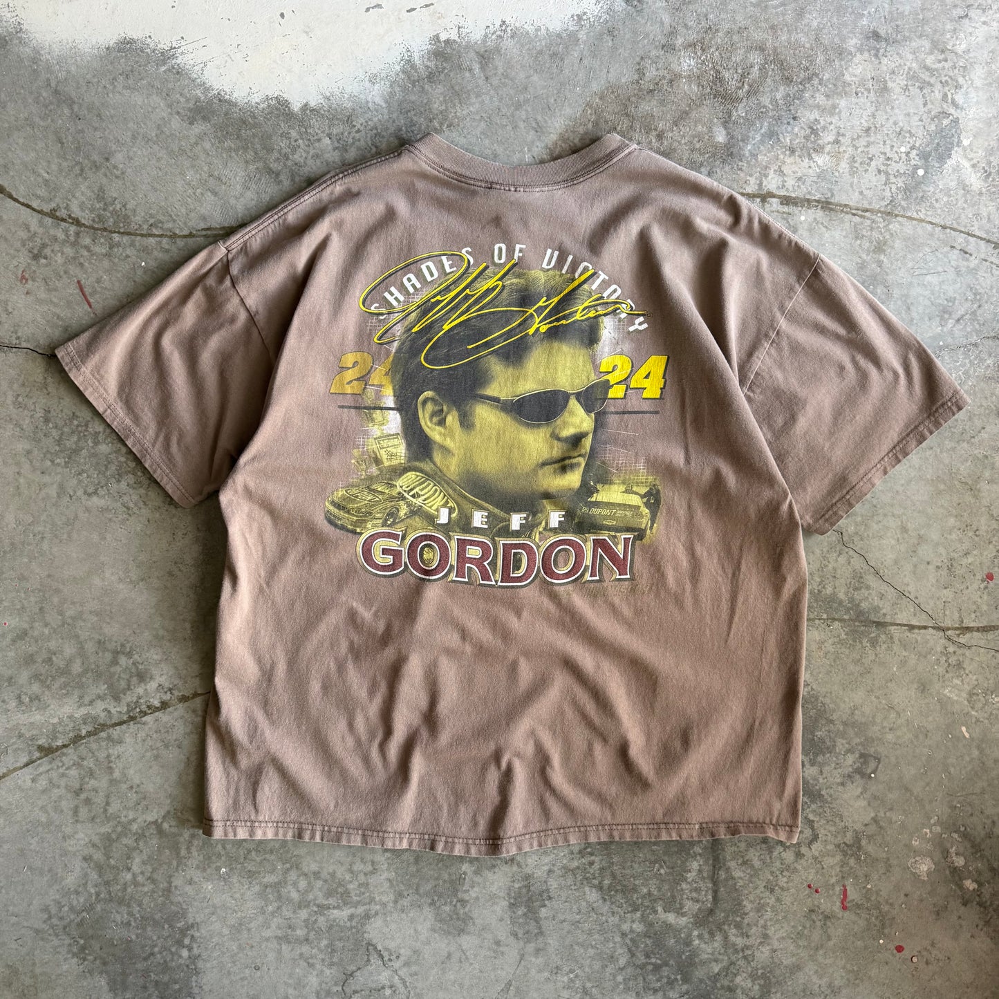 Vintage 90s NASCAR Jeff Gordan Tshirt - XL