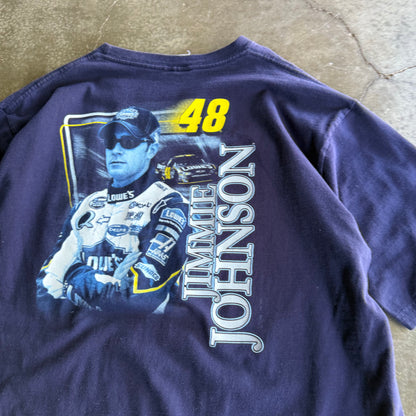 Vintage 00s NASCAR Jimmy Johnson Tee - XL