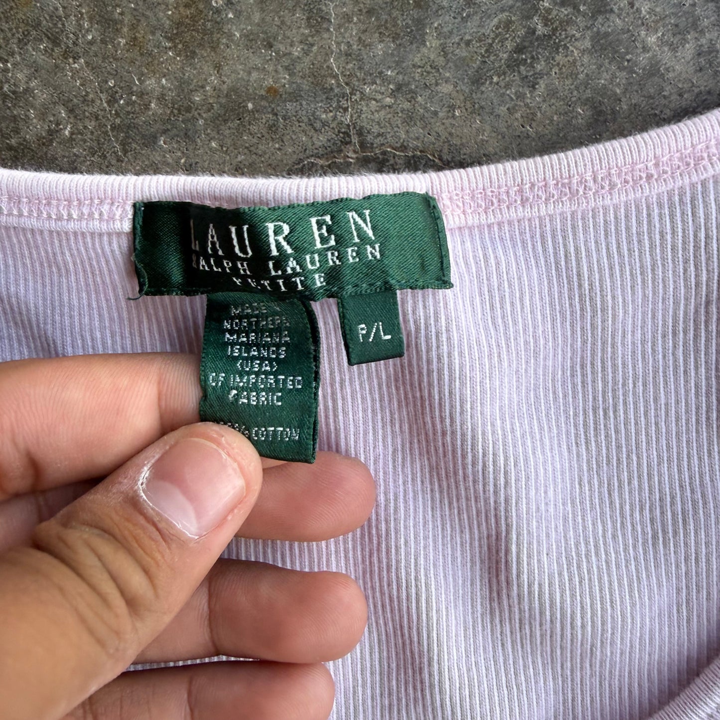Vintage Woman’s Pink Ralph Lauren Tank Top - P/L