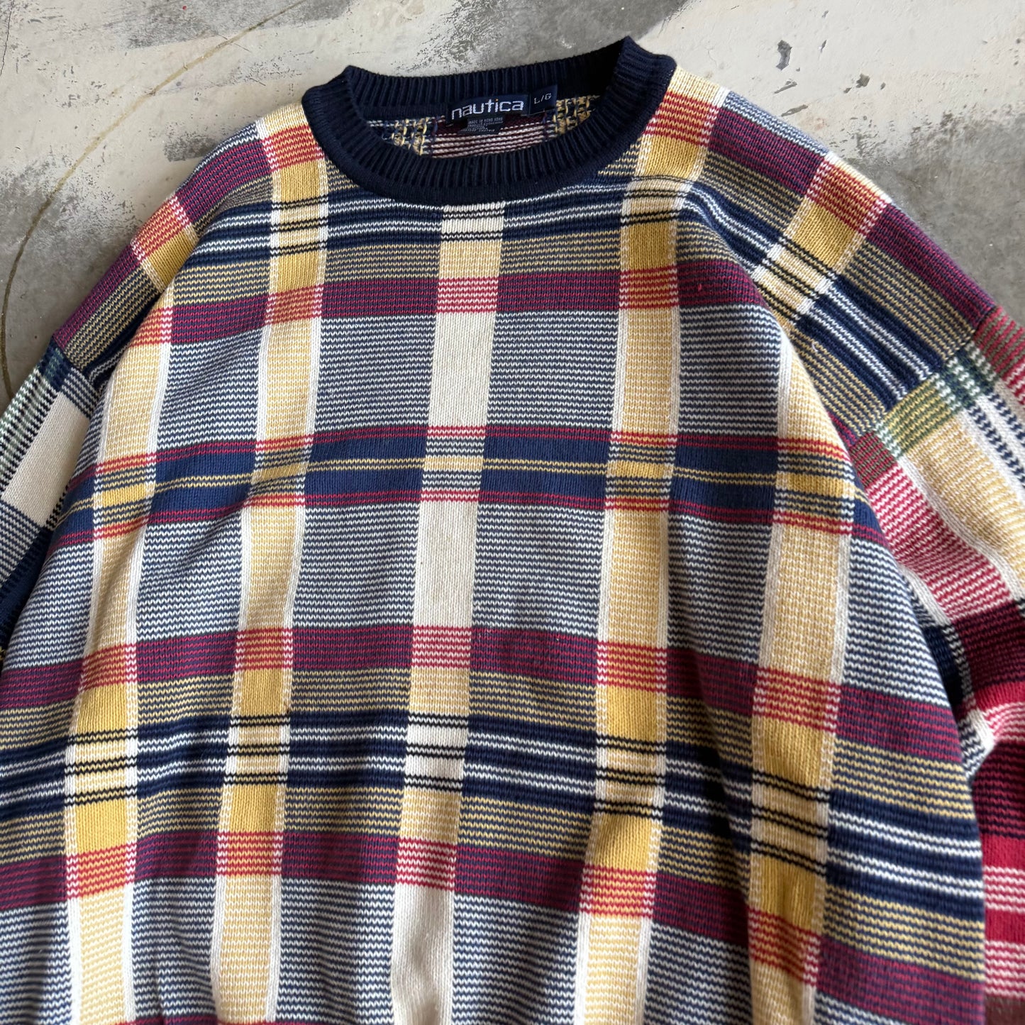 Vintage 90s Knit Sweater - L